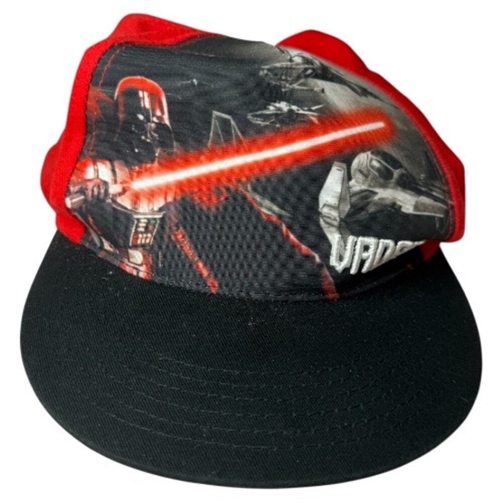 Star Wars Unisex Snapback Hat Red Black Dark Side
Graphic Licensed Cap‎ Merch